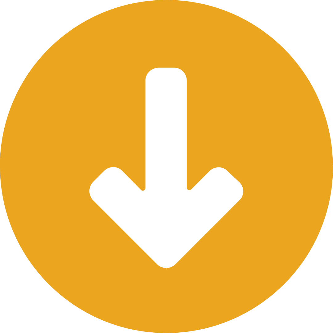 Yellow circular icon with a white downward arrow pointing down.